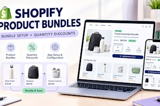 set up shopify product bundles and quantity discounts