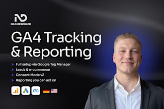 set up ga4 tracking and reporting for leads and ecommerce