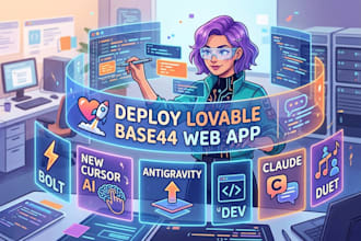 deploy lovable base44 web app bolt new cursor ai antigravity v0 dev claude duet