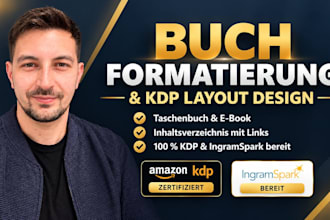 buchformatierung ebook formatierung KDP layout design ingramspark taschenbuch