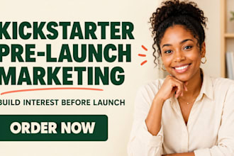 kickstarter prelaunch marketing for board games rpgs email lists and launch plan
