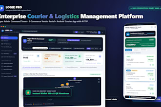 develop custom courier delivery management system logistics app and web portal