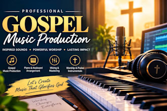 produce professional gospel music for your song