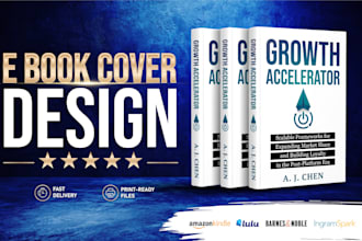 design a professional ebook cover for kindle or amazon KDP