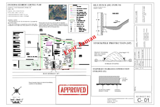 prepare erosion and sediment control plan for city permit and approval