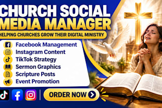 be christian social media manager faith ministry gospel church marketing manager