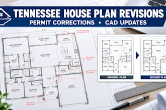 update tennessee house plans after building permit corrections