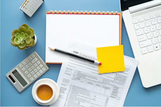 prepare your individual tax return including 1040 and schedule c