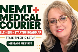 register your nemt or medical courier llc and prepare an ein application