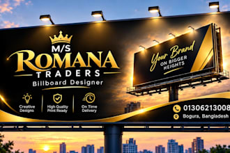 design professional billboard and banner designs