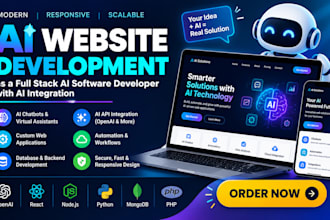 ai website development as full stack ai software developer with ai integration
