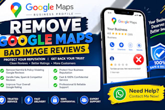 remove fake bad negative harmful content on google maps business profile