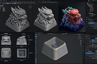 design custom 3d keycaps for mechanical keyboards, 3d printing and stl files
