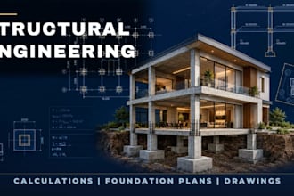 florida structural beam calculation column design footing design foundation plan