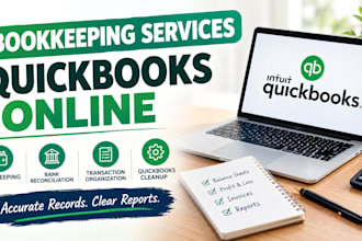 do bookkeeping in quickbooks online and bank reconciliation