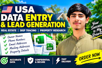 do USA real estate skip tracing and targeted lead generation