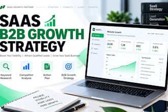 optimize saas SEO and create a b2b growth strategy
