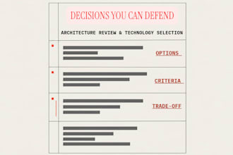 review your system architecture and choose your stack with a proof of concept