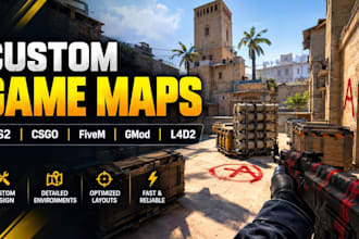 make a custom cs2 map, csgo map, l4d2 map, fivem, gmod map, counter strike, cs2