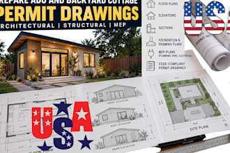 prepare adu and backyard cottage permit drawings