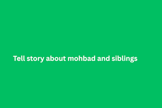 tell story about mohbad and siblings