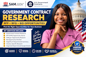 research government contracts, rfps, rfqs, and bid proposals opportunities