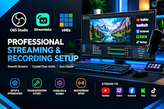 setup optimize obs studio streamlabs vmix for streaming and recording platforms