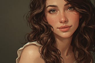 turn your portrait into digital oil painting