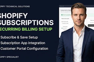 setup shopify subscription app recharge appstle recurring billing
