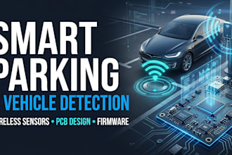 develop wireless vehicle detection sensors, parking devices and custom firmware