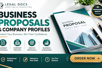write a professional business proposal or company profile