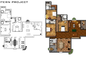 create a professional aesthetic interior design mood board