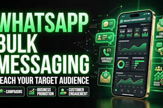 do bulk whatsapp message and blast sms for your business