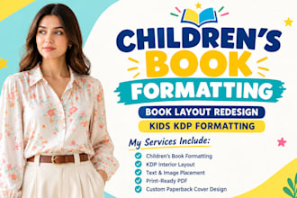 design childrens book formatting redesign book layout kids kdp book formatting