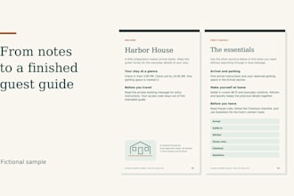 turn your house manual into a polished guest welcome guide