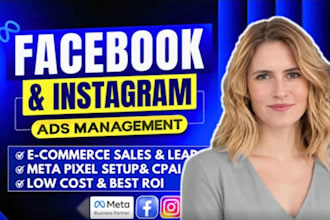 setup and manager facebook ads campaign, meta ads manager, meta ad marketing