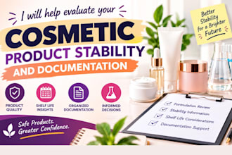 see the stability of your cosmetic product