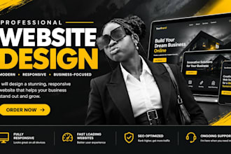 design your header and footer website
