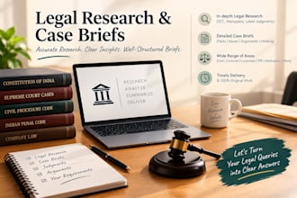 do legal research and prepare case briefs