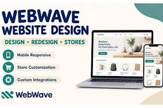design webwave onepage io website design store redesign custom code integration