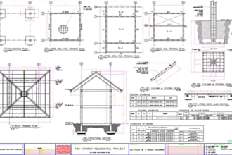 do structural drawing calculation foundation and framing plan