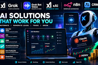 grok bot voice xai n8n crm ai lead generation bot deriv trading bot claude duet