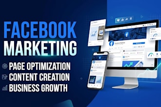 facebook page management and social media marketing