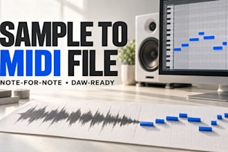do song transcription, midi transcription and drum transcription, midi file