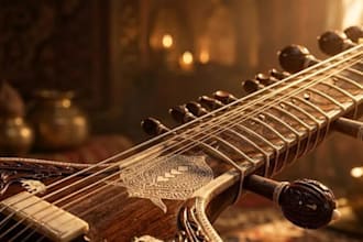 create cinematic sitar melodies for your song or soundtrack