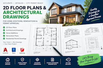 create architectural permit drawings for home additions