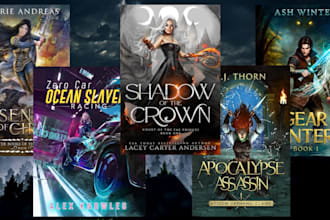 design a custom fantasy book cover kindle ebook cover amazon book art for KDP