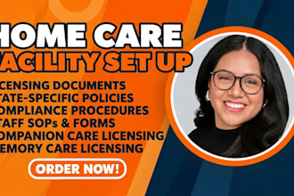 setup home care facility, companion care and memory care licensing
