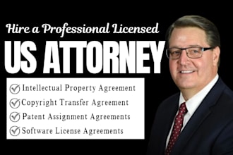 write intellectual property, copyright license, transfer or assignment agreement