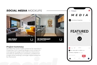 very clean and modern social media creatives